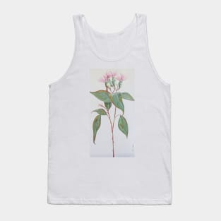 Pink Gumnut Stem - Beautiful Soft Flower Tank Top